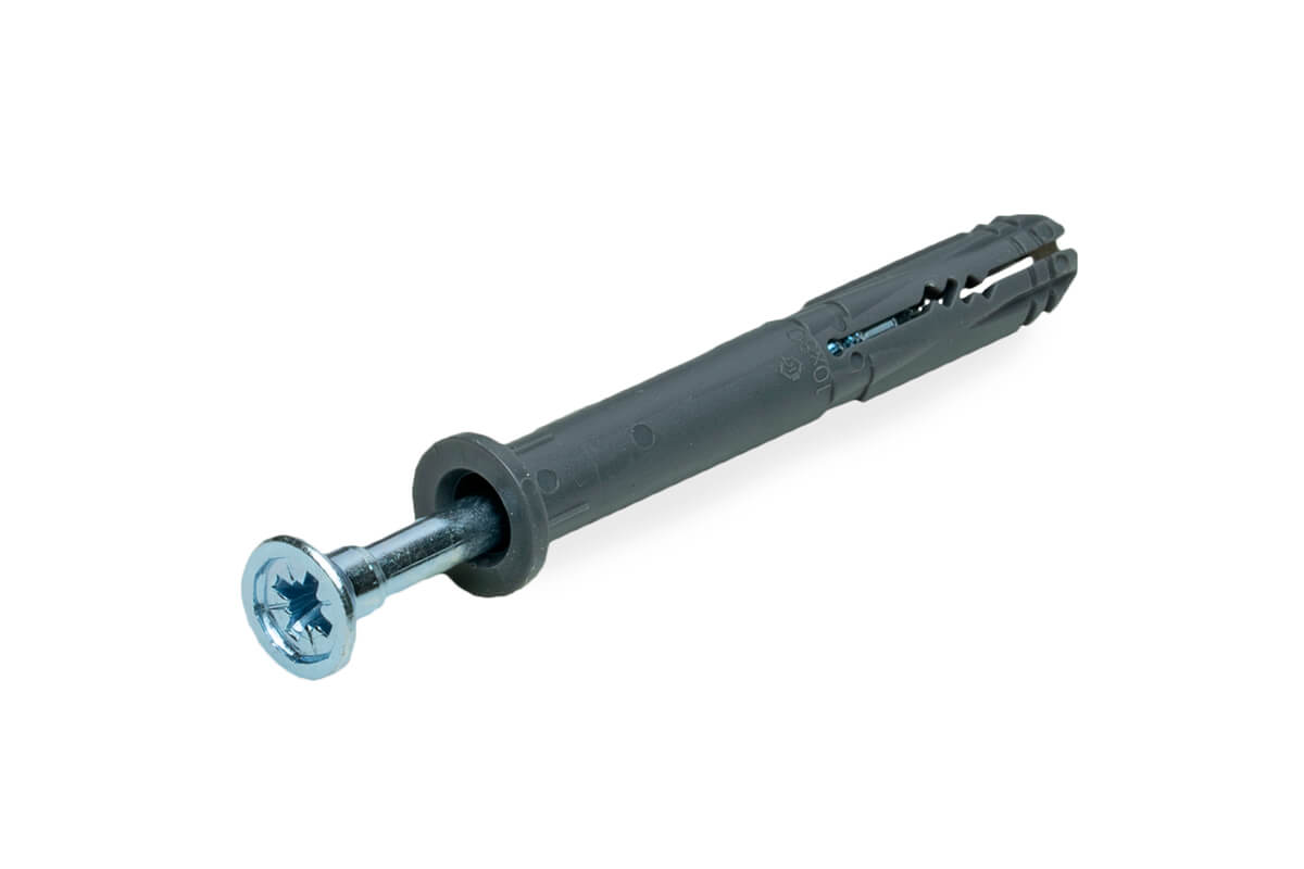 Дюбель-гвоздь GL, 10x80 цилиндр, п/п, ЕКТ (упак/100шт)