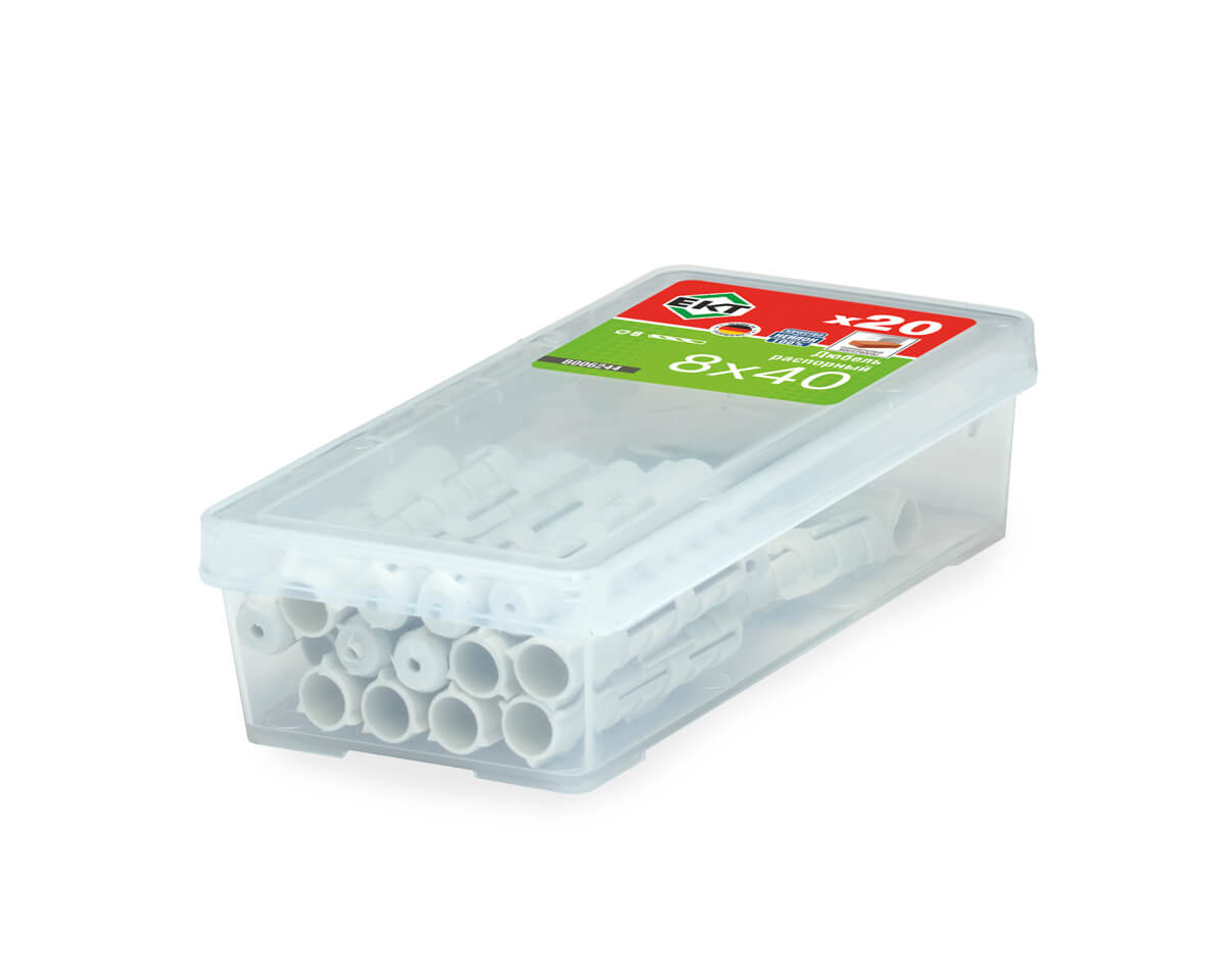 Распорный дюбель KEW DSD S 8х40, НЕЙЛОН (упак/20шт)