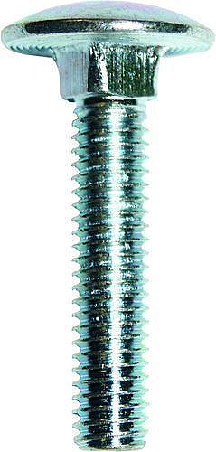 Болт мебельный М10х120, DIN603, прочн. 4.8, цинк (упак/25шт)