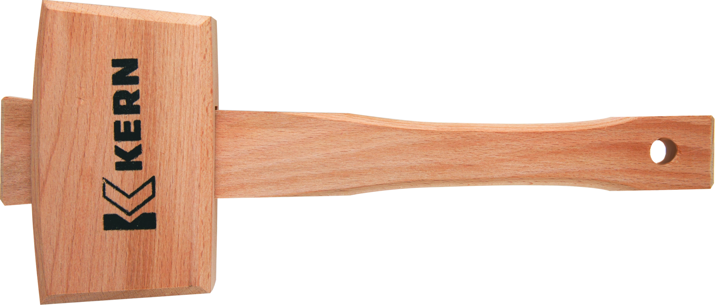 Киянка деревянная, квадратный боек, 440г KERN (шт)