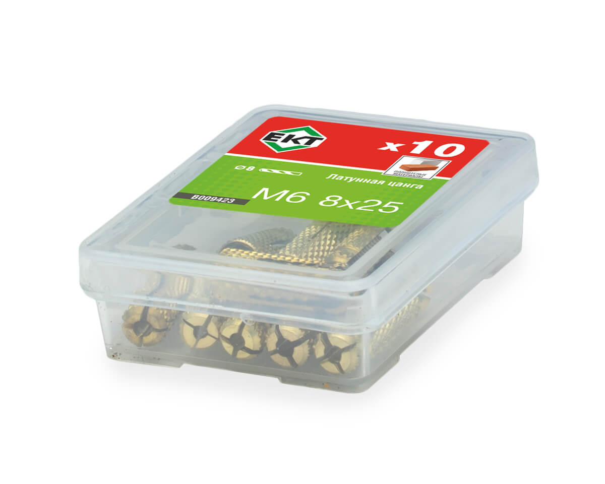 Латунная цанга M6, ЕКТ (упак/10шт)