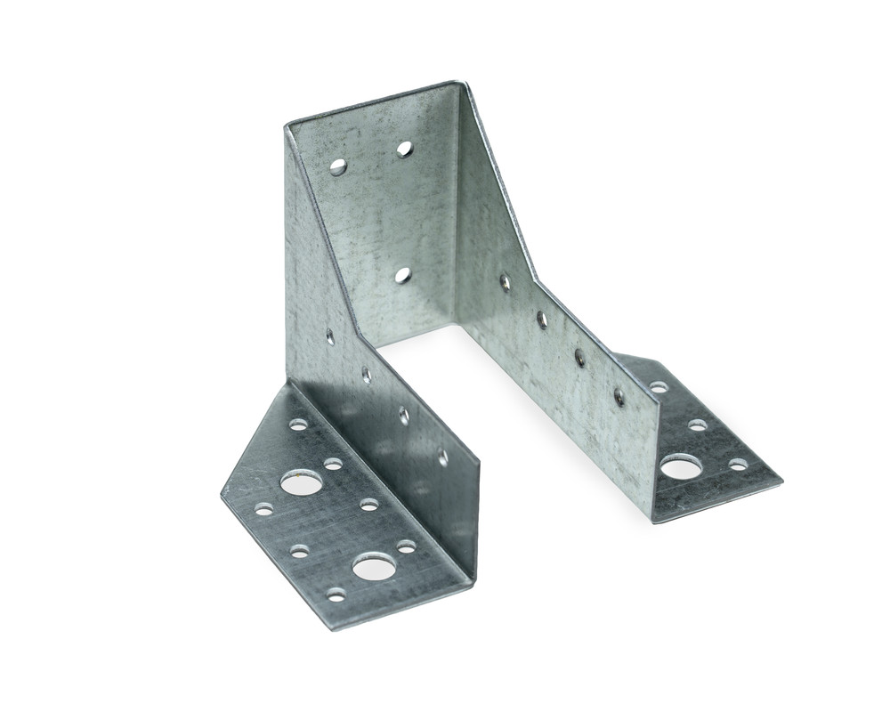 Опора бруса оцинкованная раскрытая 105x76x50x2,0 мм OBR_R- 50/105 (с этик./1шт)