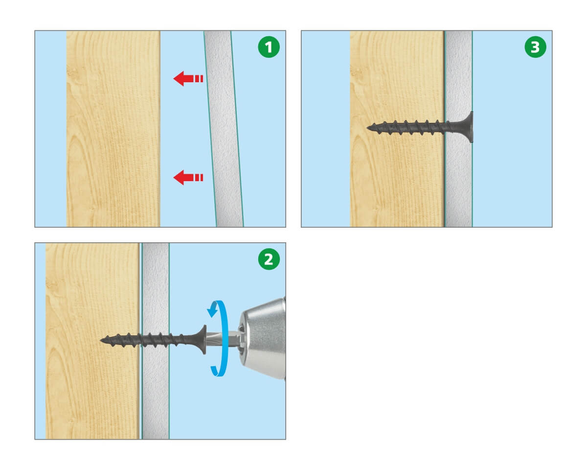 Саморез для гипсокартона SGD, 3,9х65, крупный шаг (к дереву), фосфат, ЕКТ (упак/2.500шт)