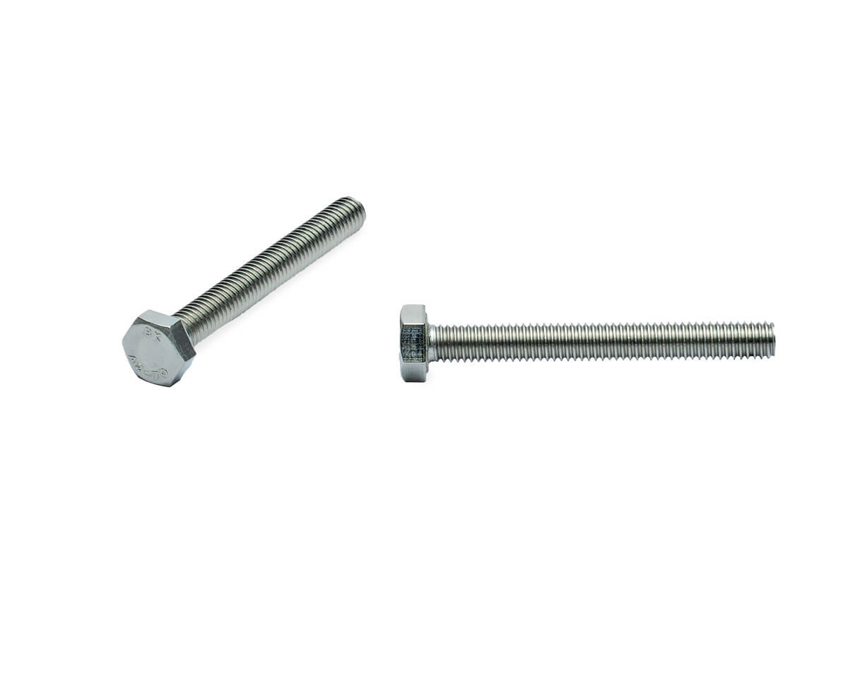 Болт с шестигранной головкой M6х50, DIN933, НЕРЖ. СТАЛЬ, ЕКТ (упак/10шт)