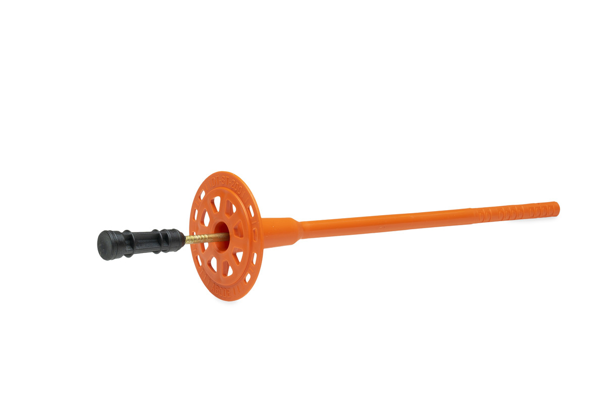 Дюбель тарельчатый 8х200 со стальным гвоздем с высокоэфф. термоголовкой DT-8T-200 (упак/200шт)