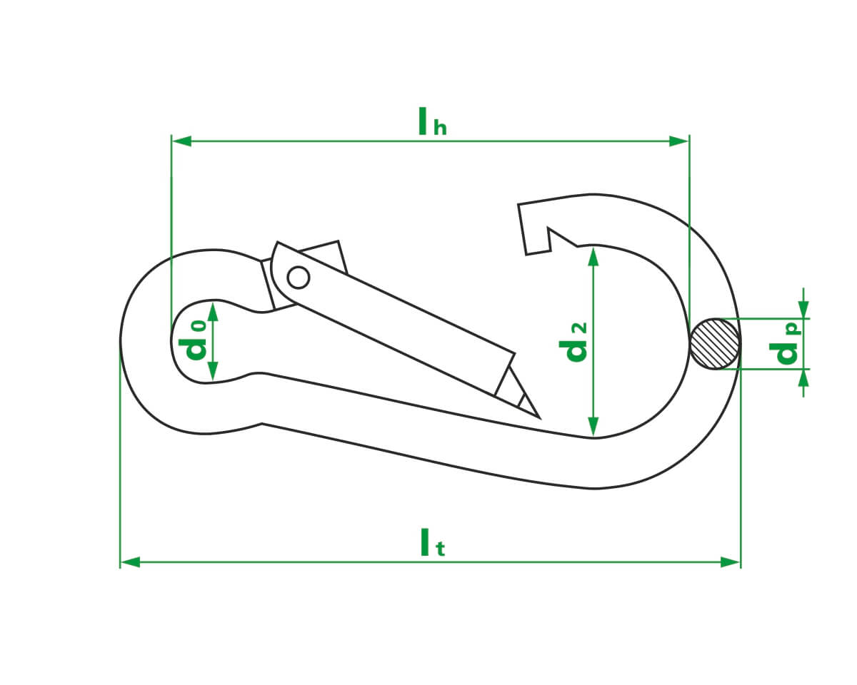 Карабин М10, DIN5299C, ЕКТ (с этик./1шт)