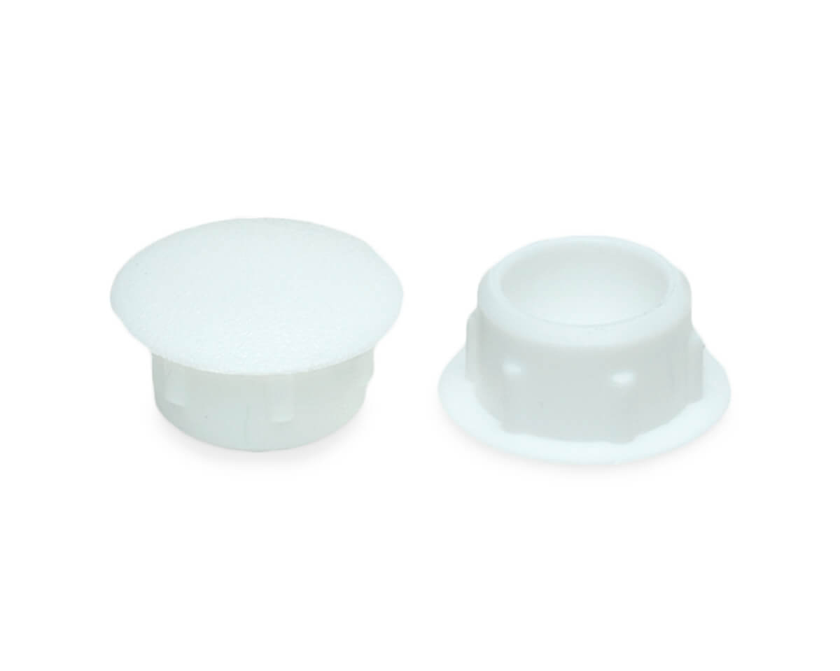 Заглушка декоративная под отверстие D10, белая (упак/1.000шт)