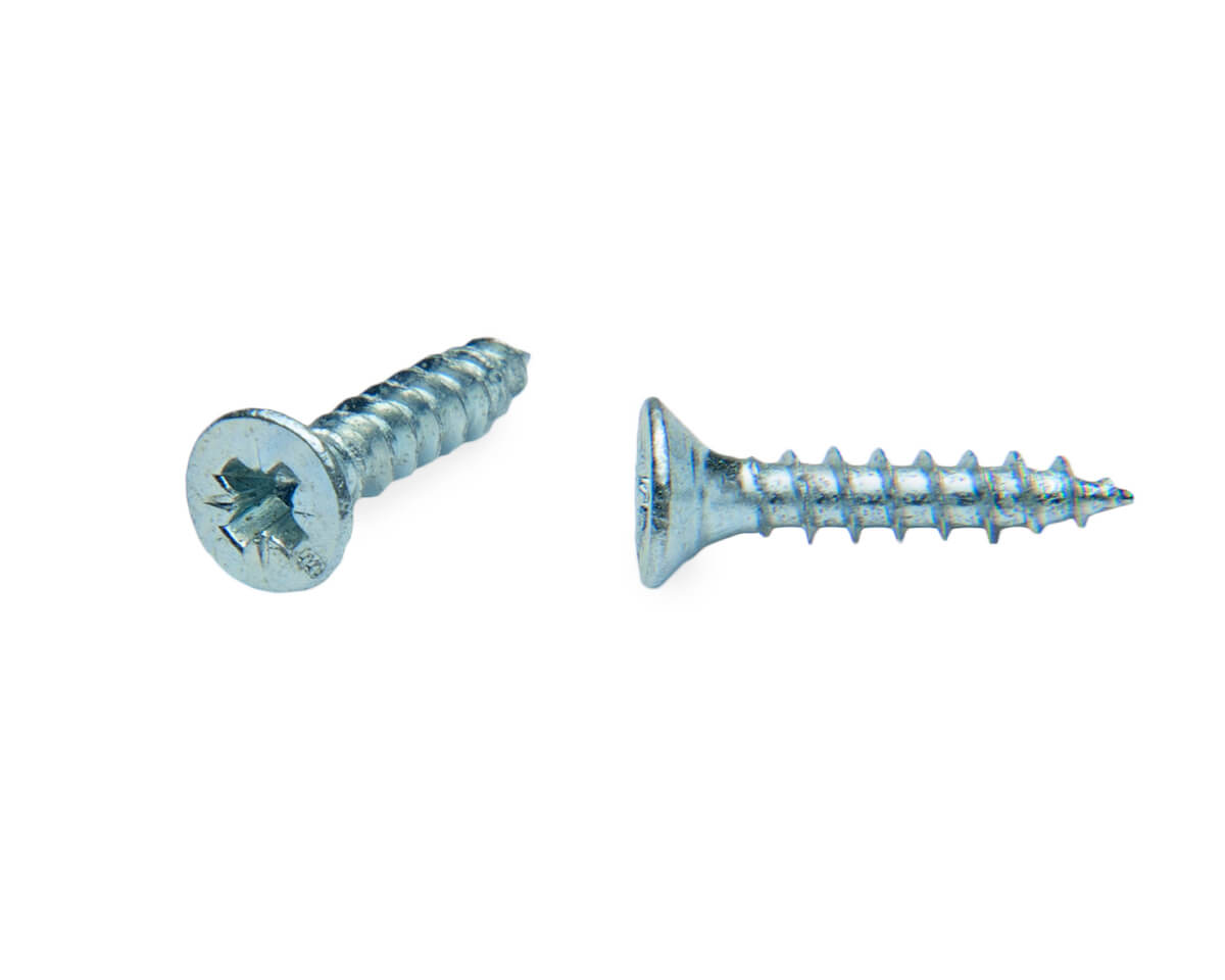 Саморез универсальный 2.5x13, белый цинк, МОНТАЖ (пакет/100шт)