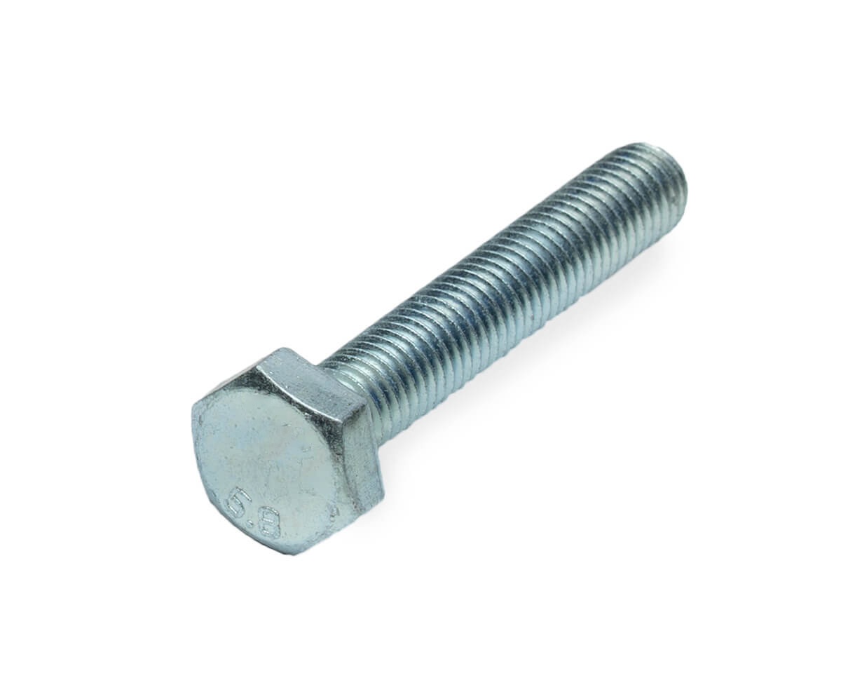 Болт с шестигранной головкой М4х12, DIN933, прочн. 8.8, цинк (упак/1.000шт)