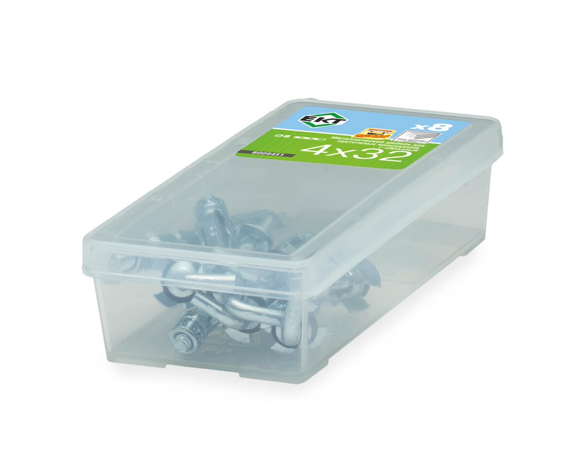 Дюбель металлический 4х32 мм г-образный, для пустотелых конструкций, ЕКТ (упак/8шт)