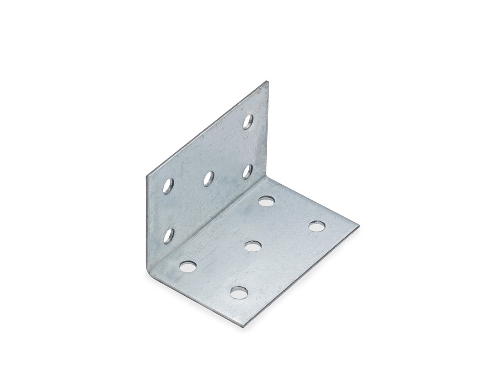 Крепежный уголок оцинкованный равносторонний 40x40x60x1,5 мм KUR- 40-60x1,5 (упак/12шт)