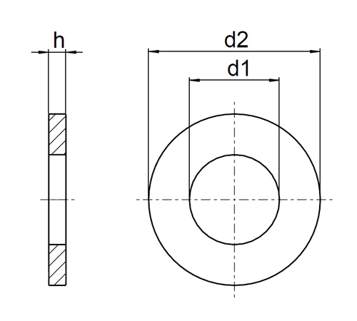 Шайба усиленная М5, DIN9021, НЕРЖ. СТАЛЬ (упак/100шт)