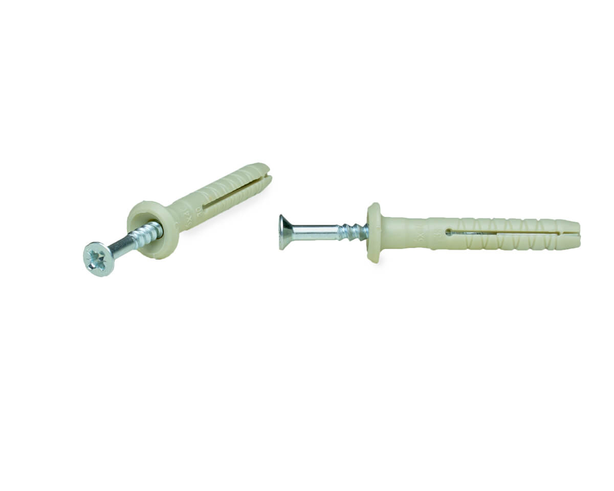 Дюбель-гвоздь GL, 6x40 гриб, нейлон, ЕКТ (кор. с окном/180шт)