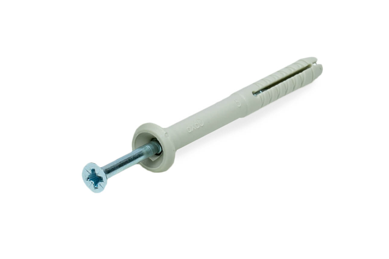 Дюбель-гвоздь GL, 6x60 гриб, нейлон, ЕКТ (упак/1.600шт)