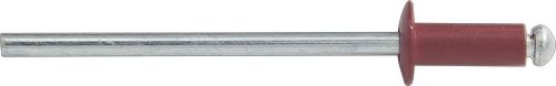 Заклепка вытяжная ISO 15977 4.0х10, Al/St, тип L RAL3011 (красно-коричневый) (упак/1.000шт)