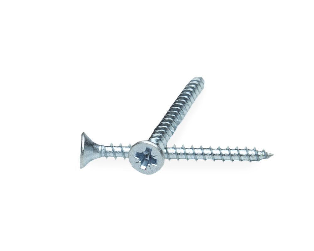 Саморез универсальный 3.5х35, белый цинк МОНТАЖ (упак/500шт)