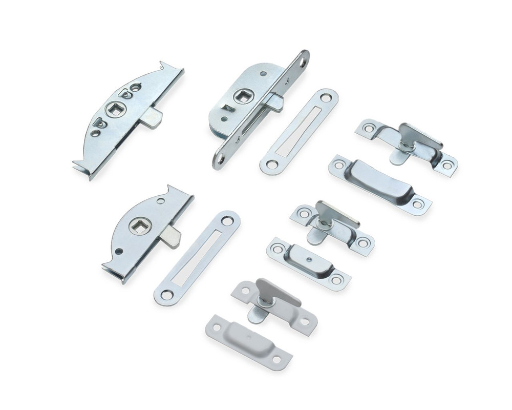 Планка завертки врезной, цинк (пакет/2шт)