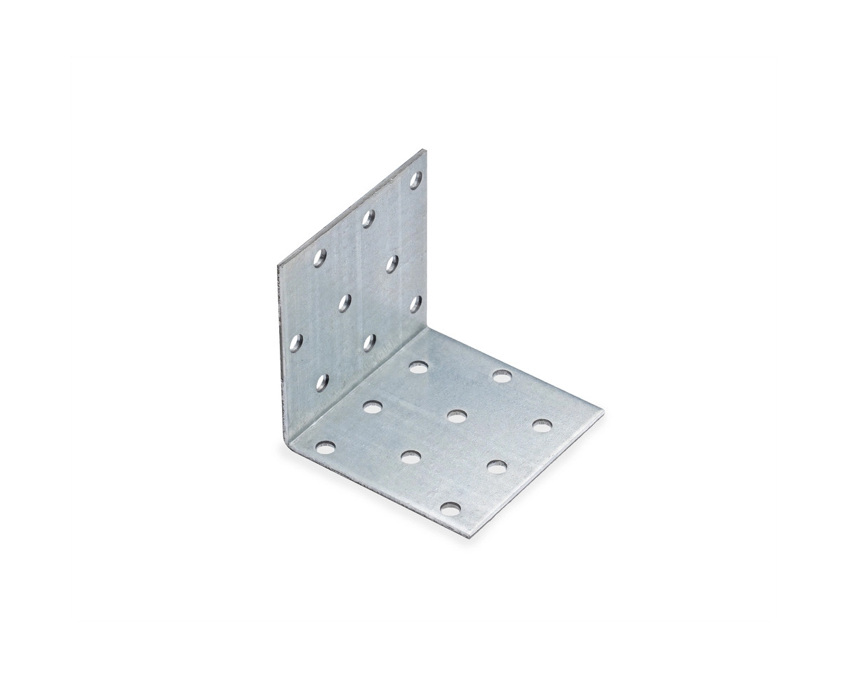 Уголок крепежный равносторонний 60x60x60x2,0 мм KUR-60-60 (упак/100шт)