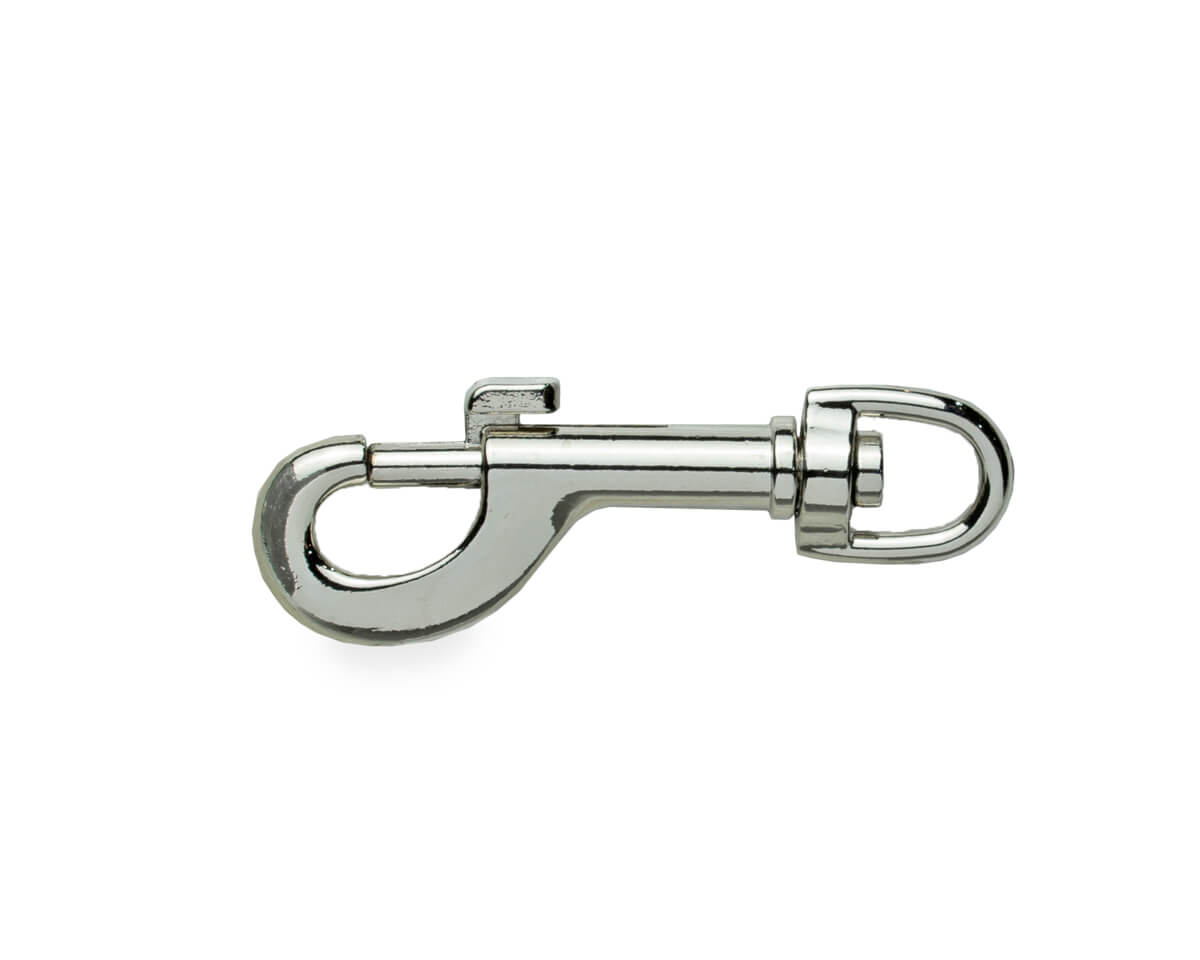 Карабин 10x77, с вертлюгом, никелированная сталь, ЕКТ (с этик./1шт)