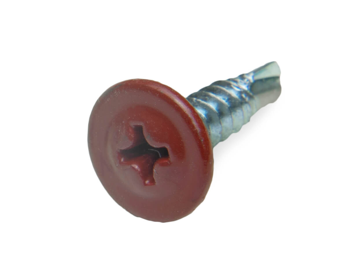 Саморез с п/ш SPS, сверло 4,2x16 RAL3011 (упак/500шт)